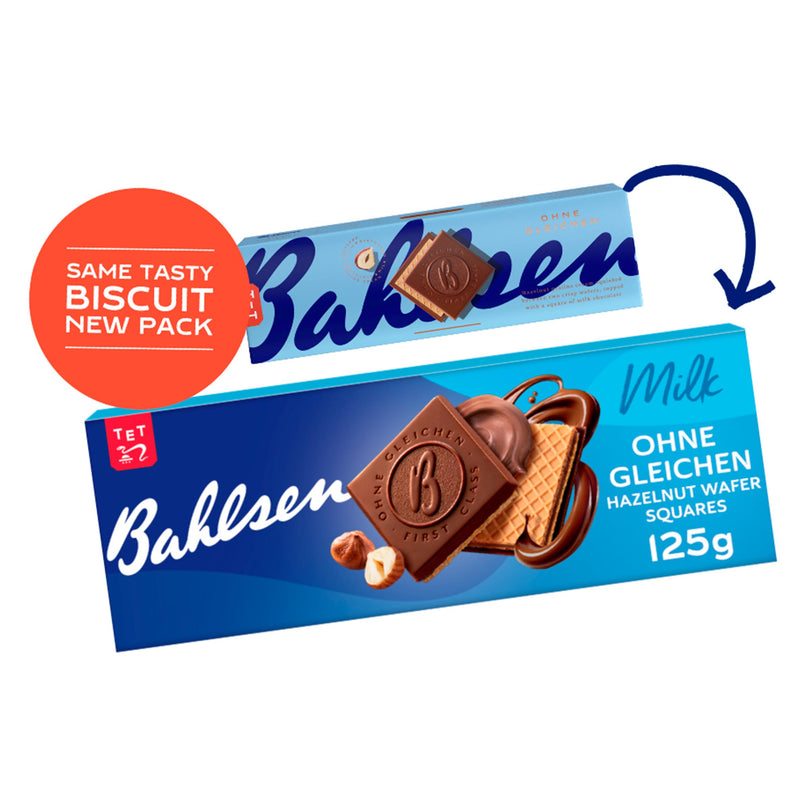 Bahlsen milk chocolate praline wafers 125g - British product
