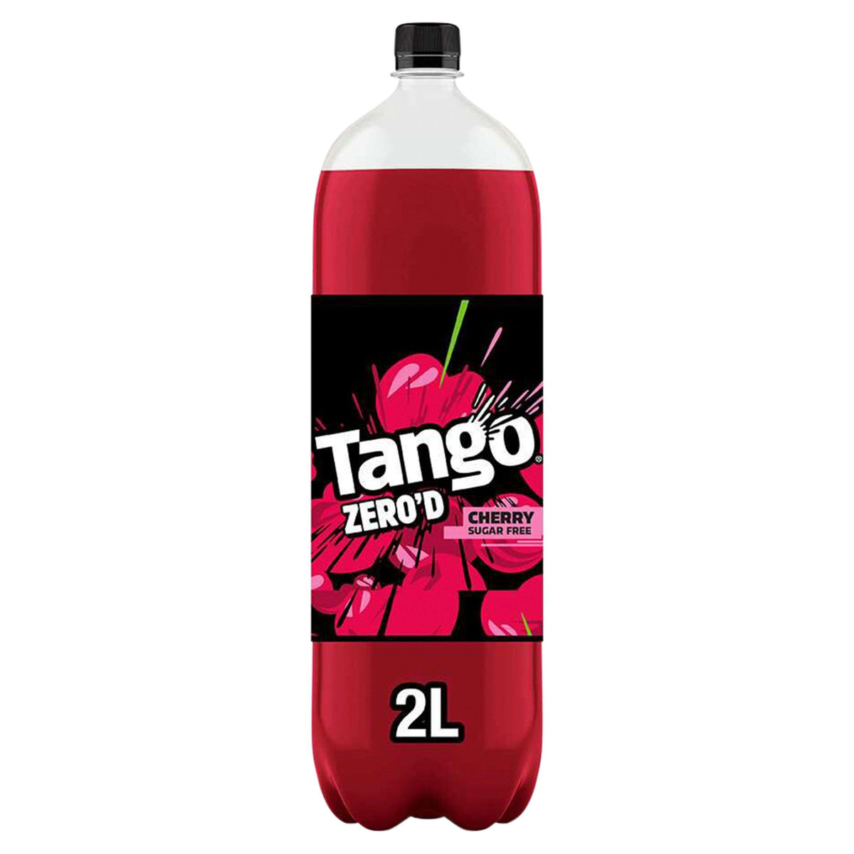 Tango Cherry Sugar Free carbonated soft drink 2L (British brand)