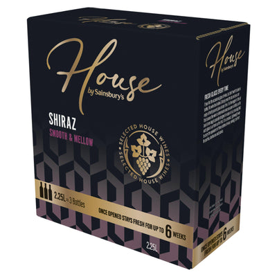 Sainsburys Smooth Shiraz Red Wine 2.25L- Buy online at McGrocer