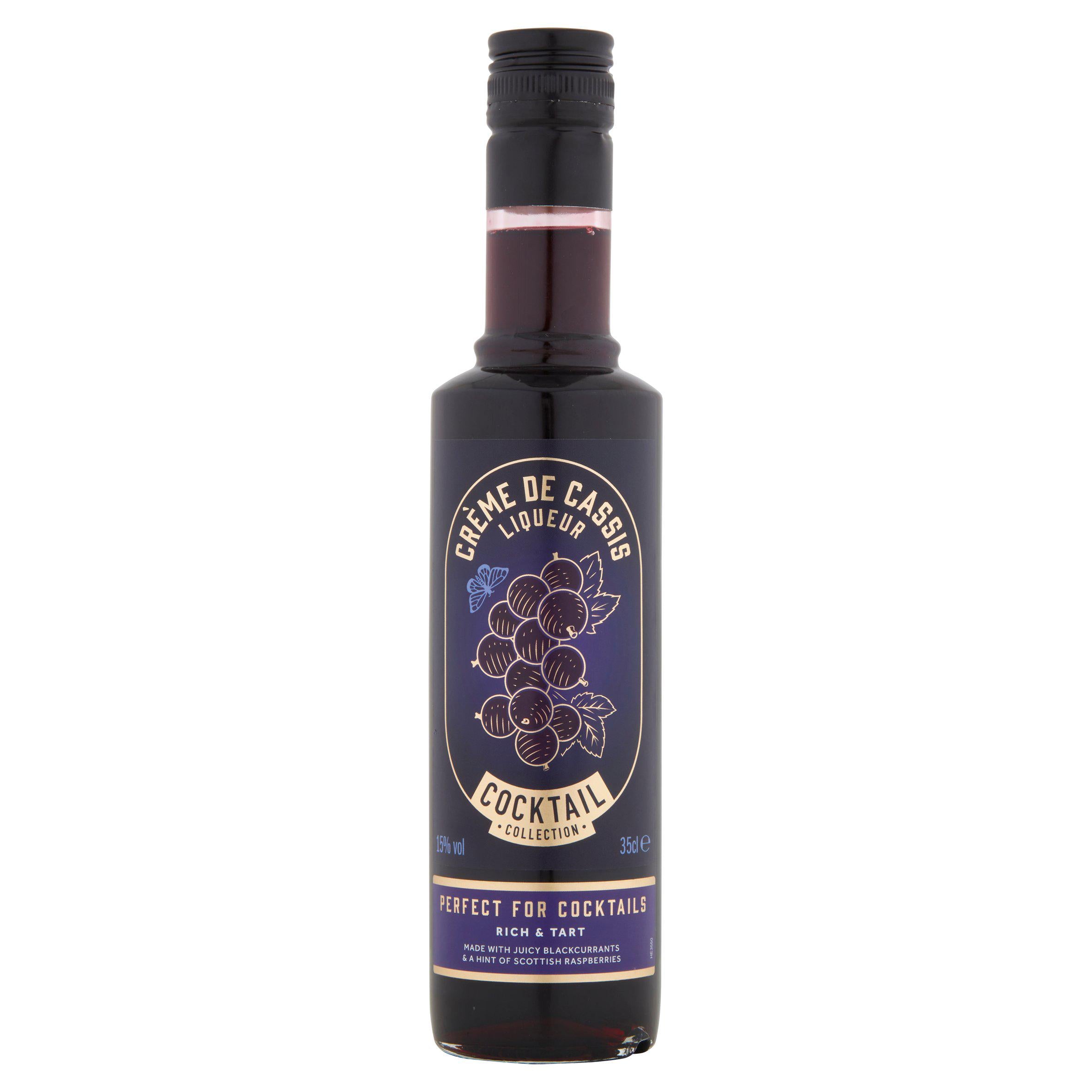 Sainsbury's Crème de Cassis liqueur 35cl, UK version
