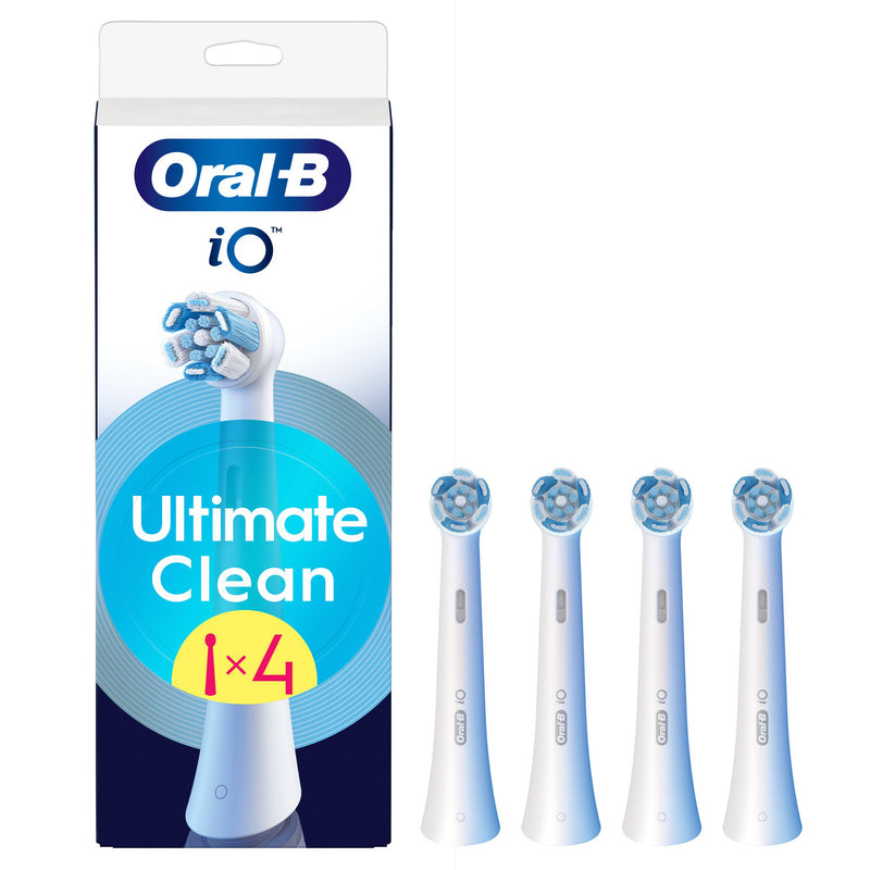 Oral-B Ultimate Clean electric toothbrush replacement brush heads, pack of 4, imported from the UK