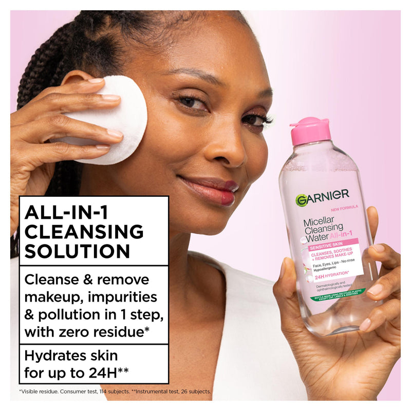 Garnier micellar water 400ml for sensitive skin - British product
