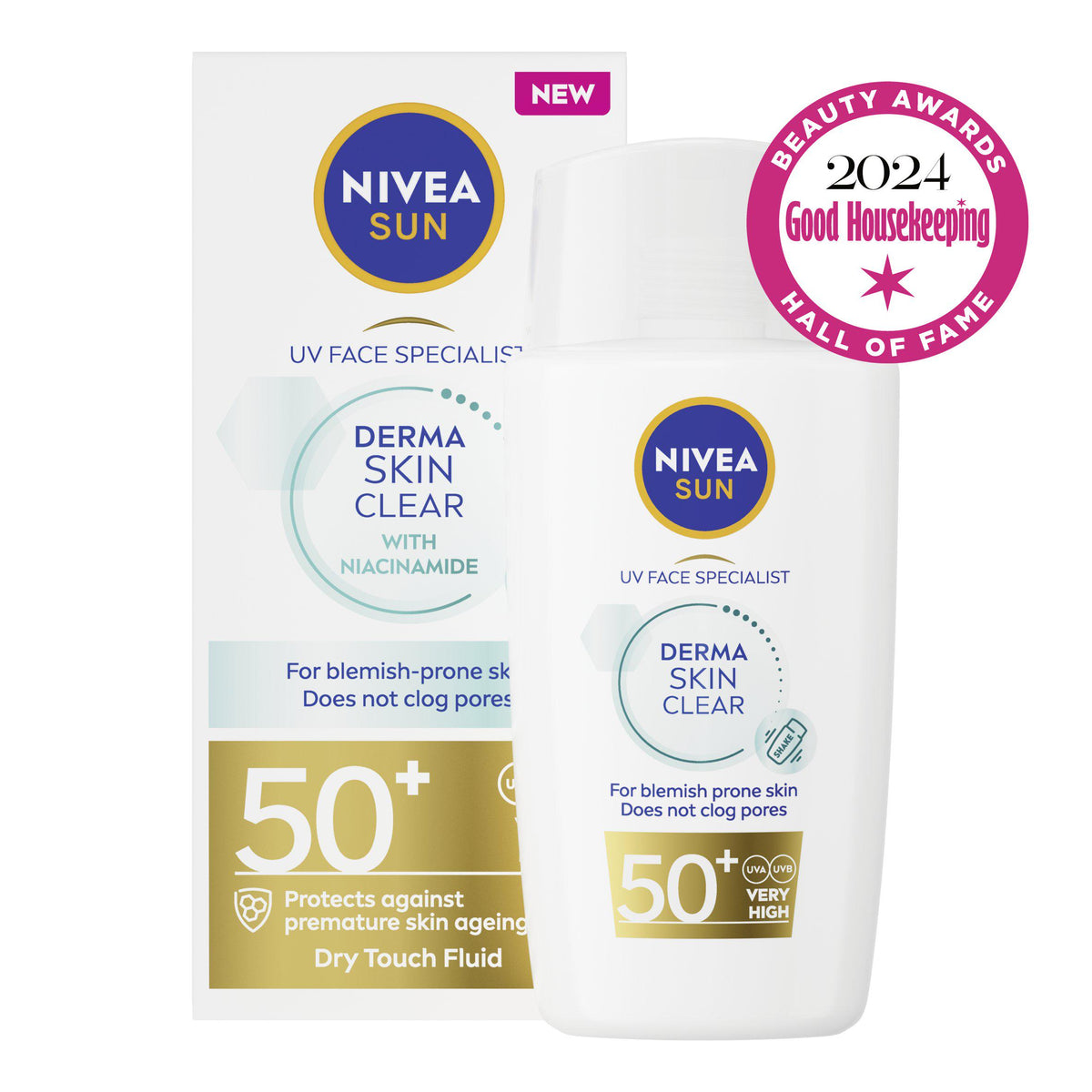 Nivea SPF 50 facial sunscreen 40ml (British brand)