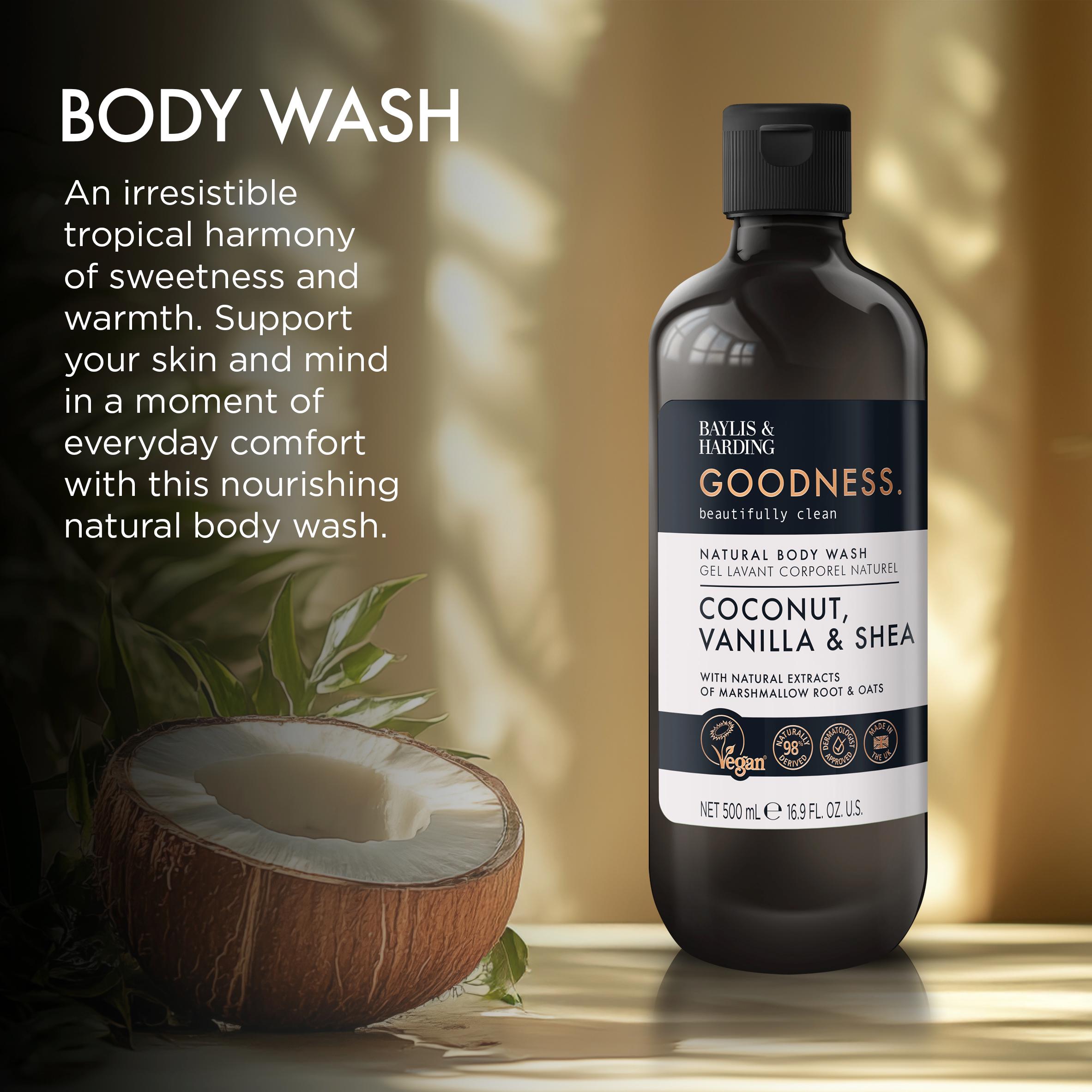Baylis & Harding Coconut Vanilla Shea body wash 500ml - British product