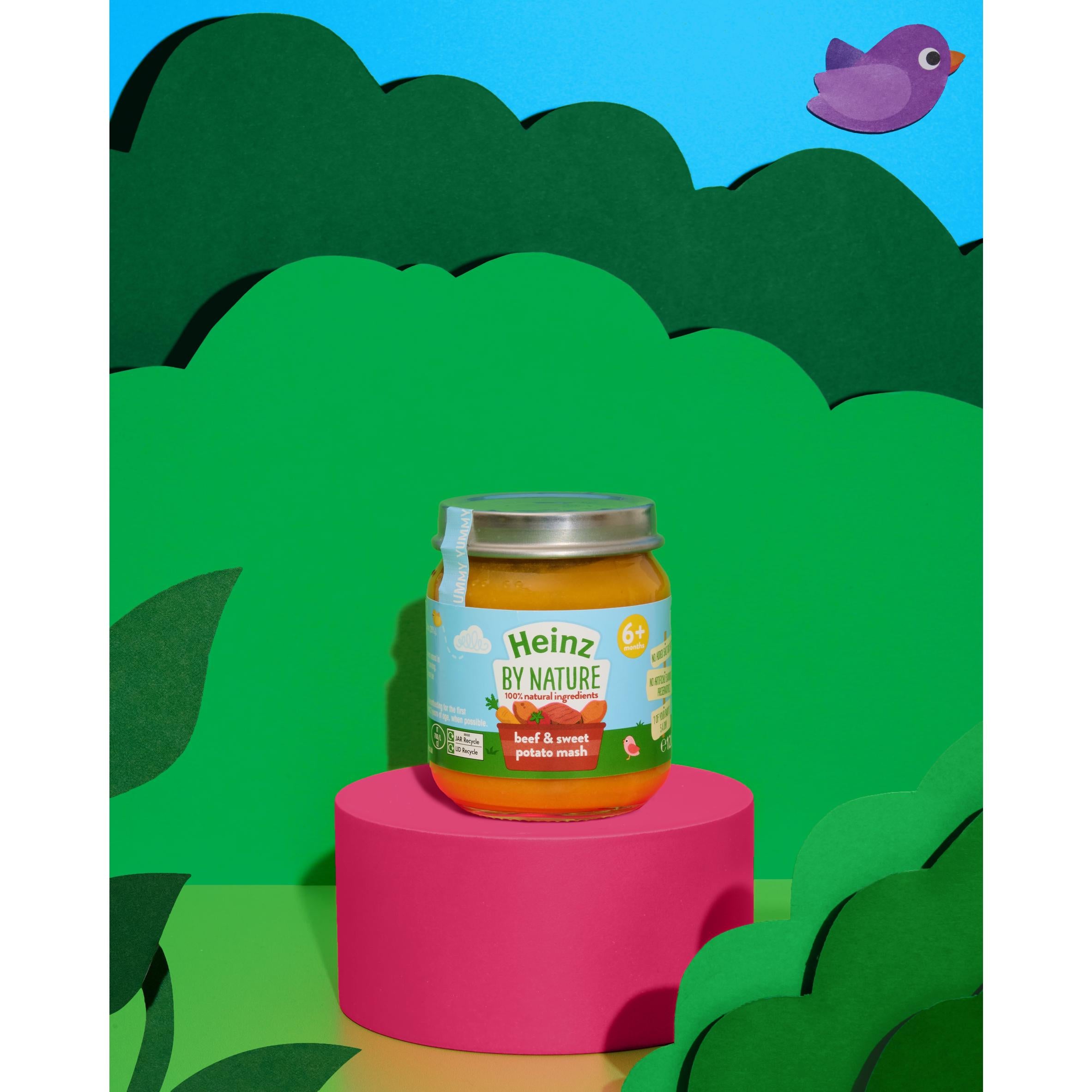 Heinz baby food Beef & Sweet Potato Mash 120g - British product