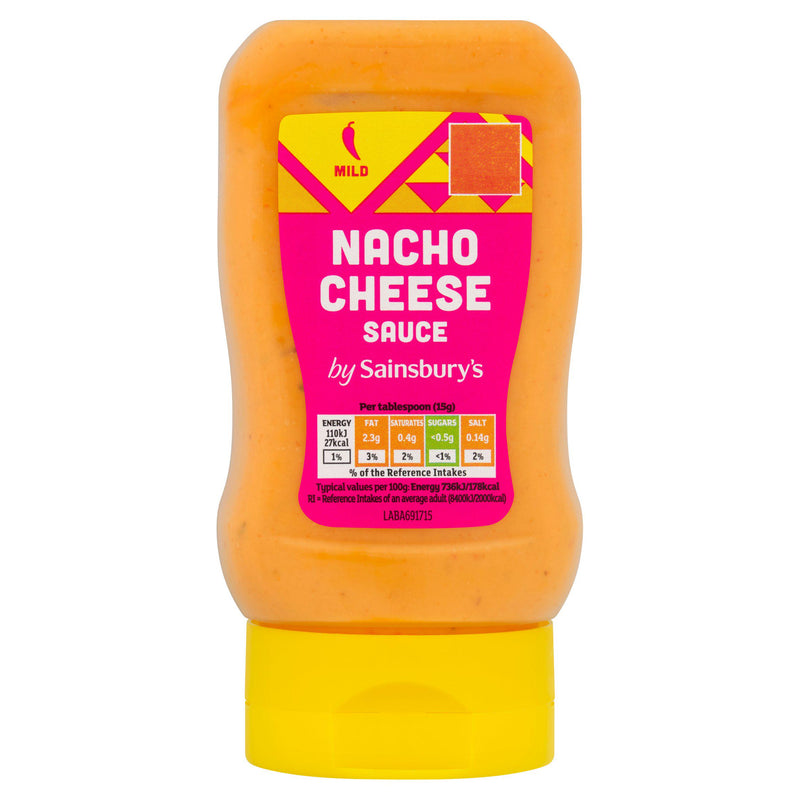 Sainsbury's Nacho Cheese Sauce 280g, imported from the UK