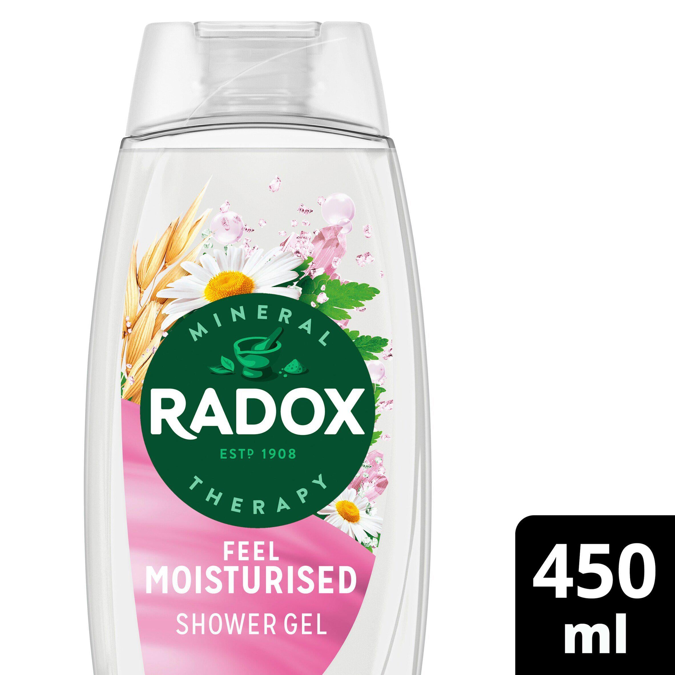 Radox shower gel chamomile oat body wash 450ml, UK version