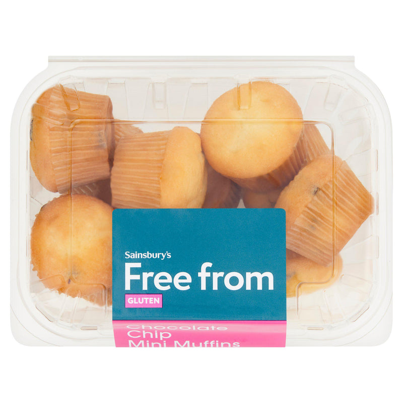 Sainsbury's mini muffins chocolate chip 210g - British product
