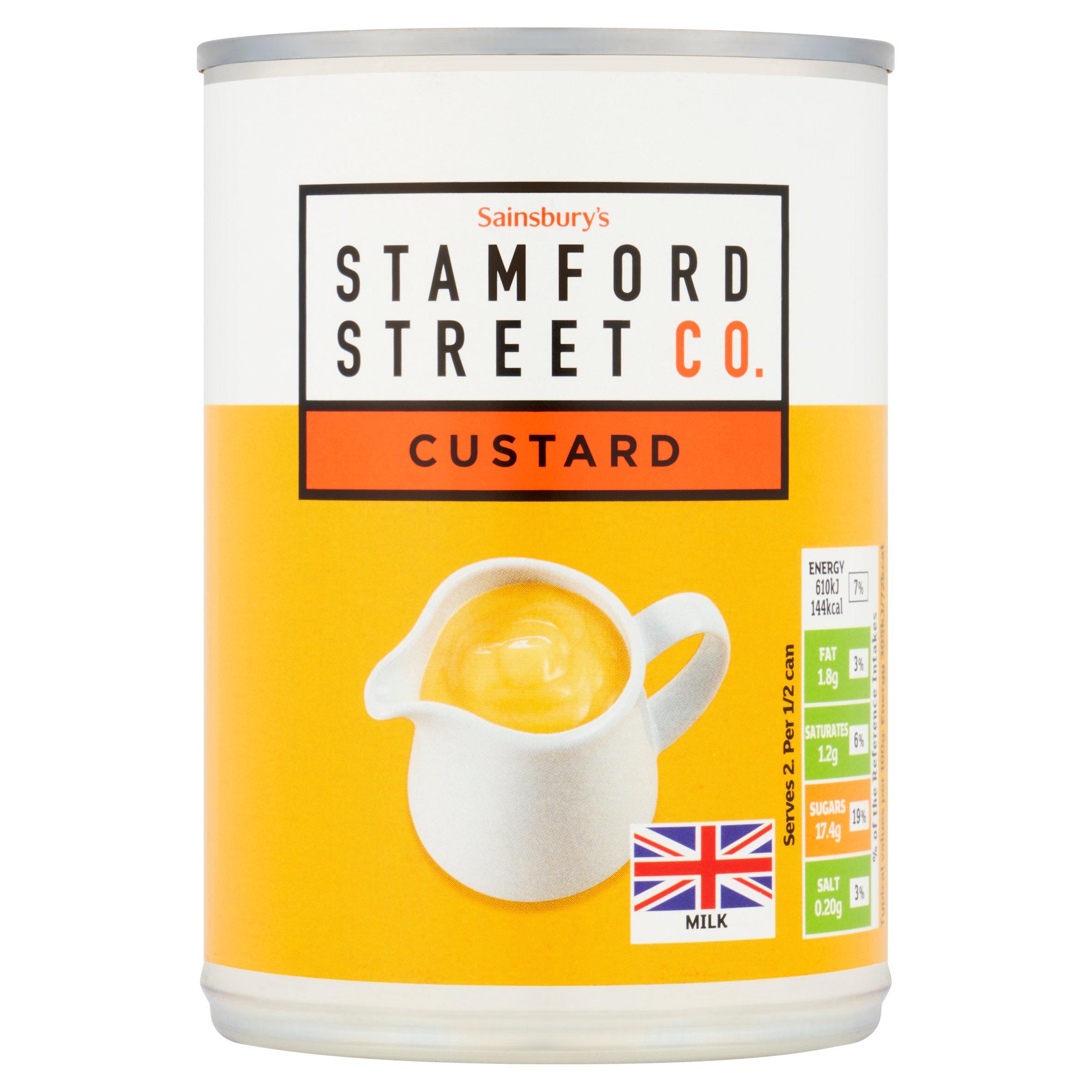 Stamford Street Co. custard 400g, imported from the UK
