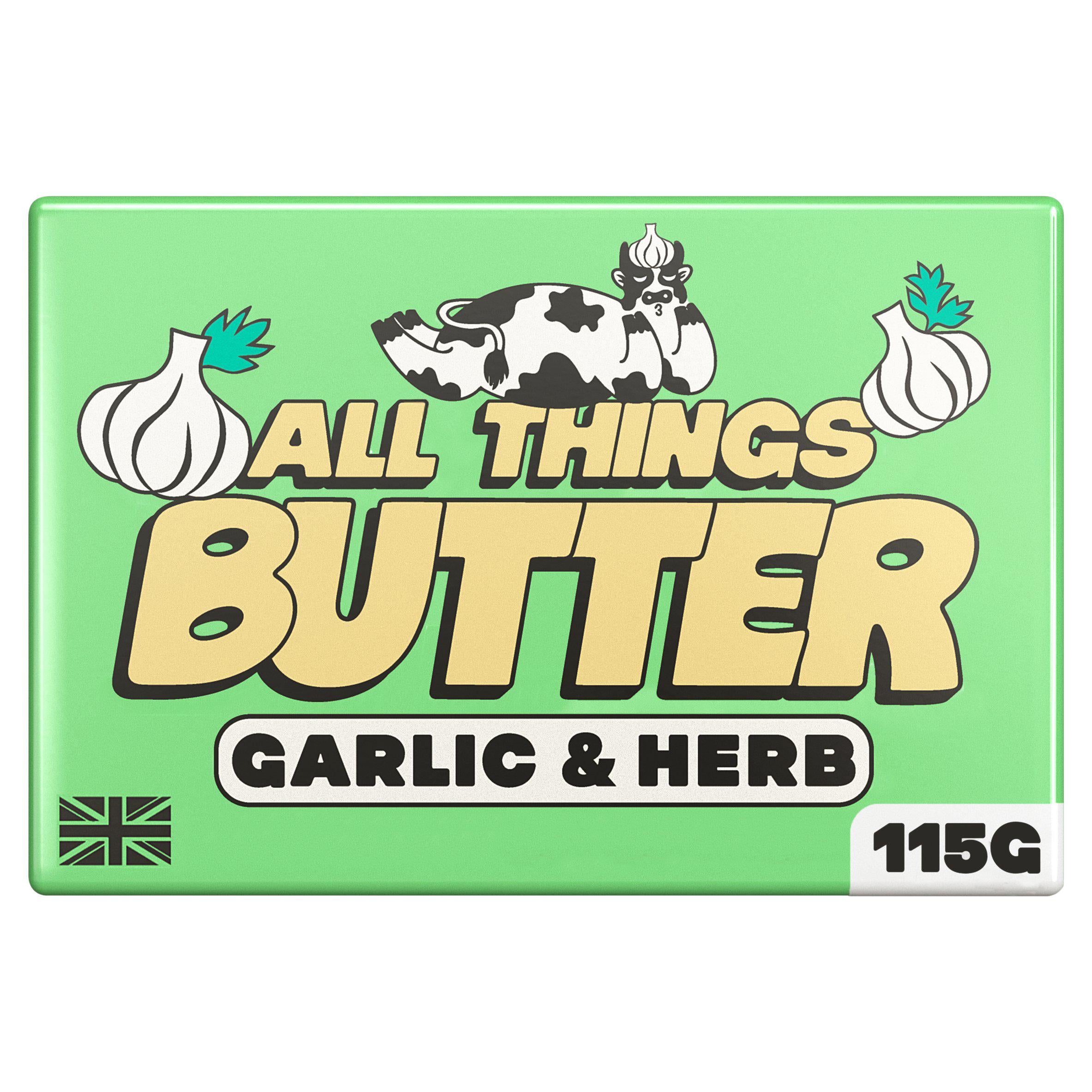All Things Butter Garlic & Herb Butter 115g - British product