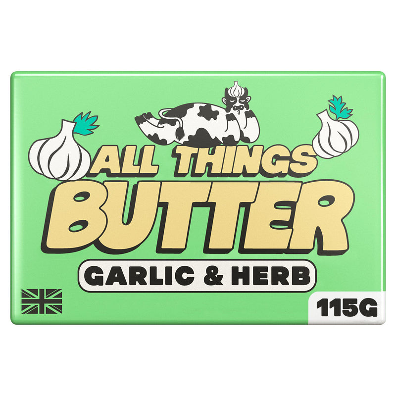 All Things Butter Garlic & Herb Butter 115g - British product