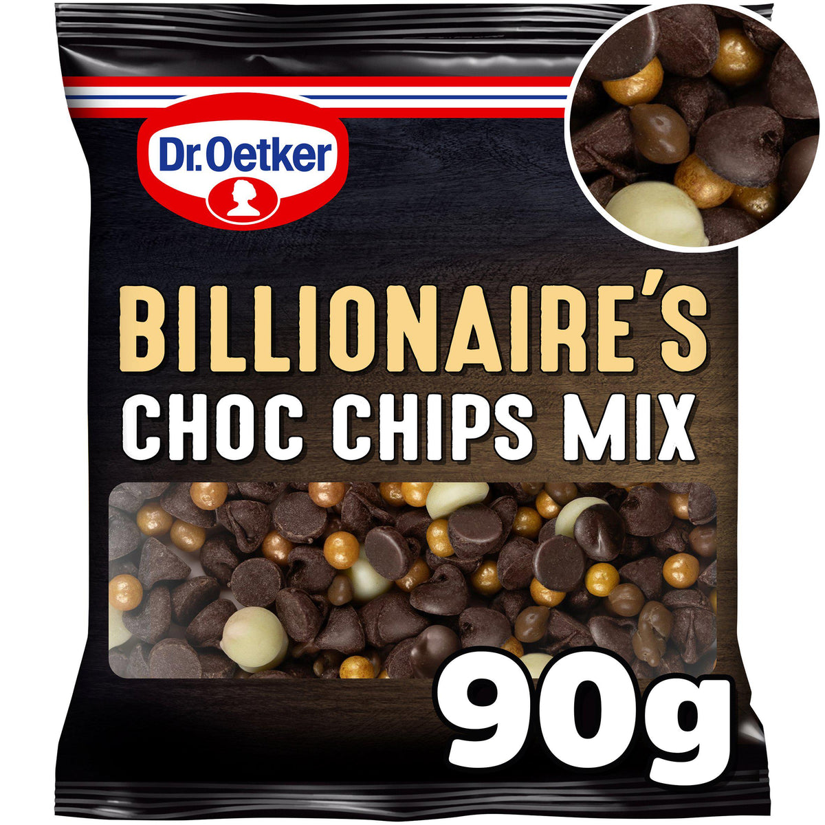 Dr. Oetker Billionaire Chocolate Chips Mix 90g (British brand)