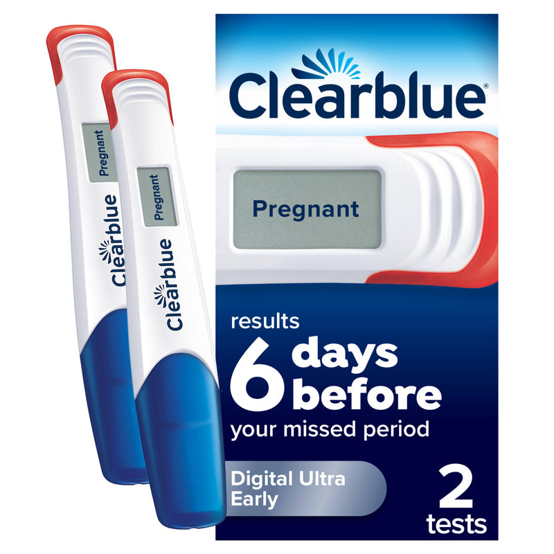 Clearblue Digital Ultra Early Pregnancy Test 2 Pack - British product