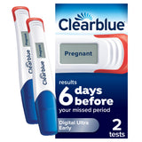 Clearblue Digital Ultra Early Pregnancy Test 2 Pack - British product