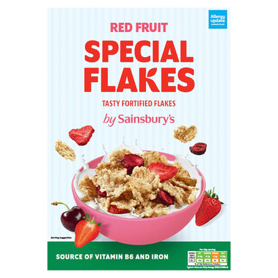 Sainsburys Sainsbury's Special Flakes with Red Fruits 375g- Buy online at McGrocer