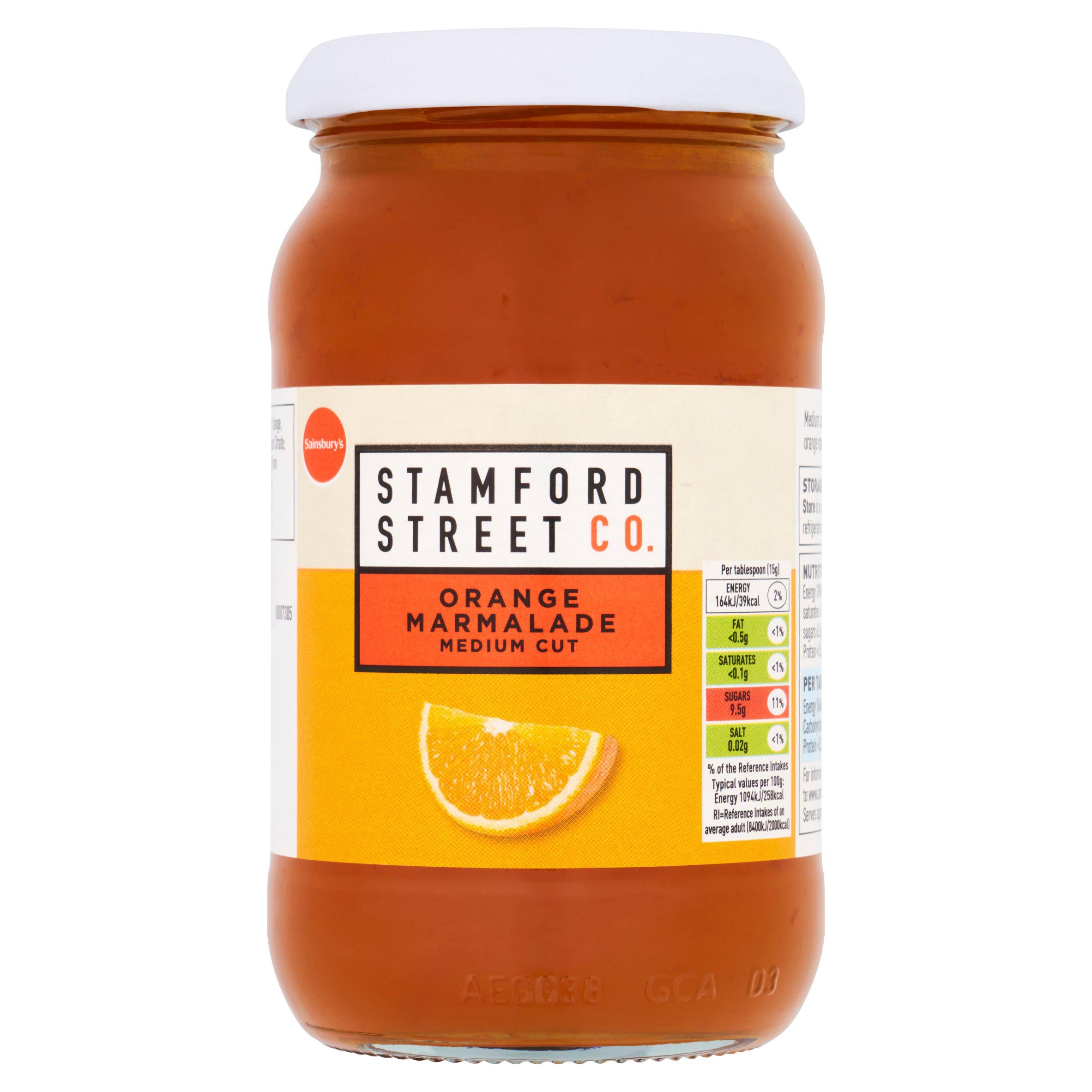 Stamford Street Co. medium cut orange marmalade 454g - British product