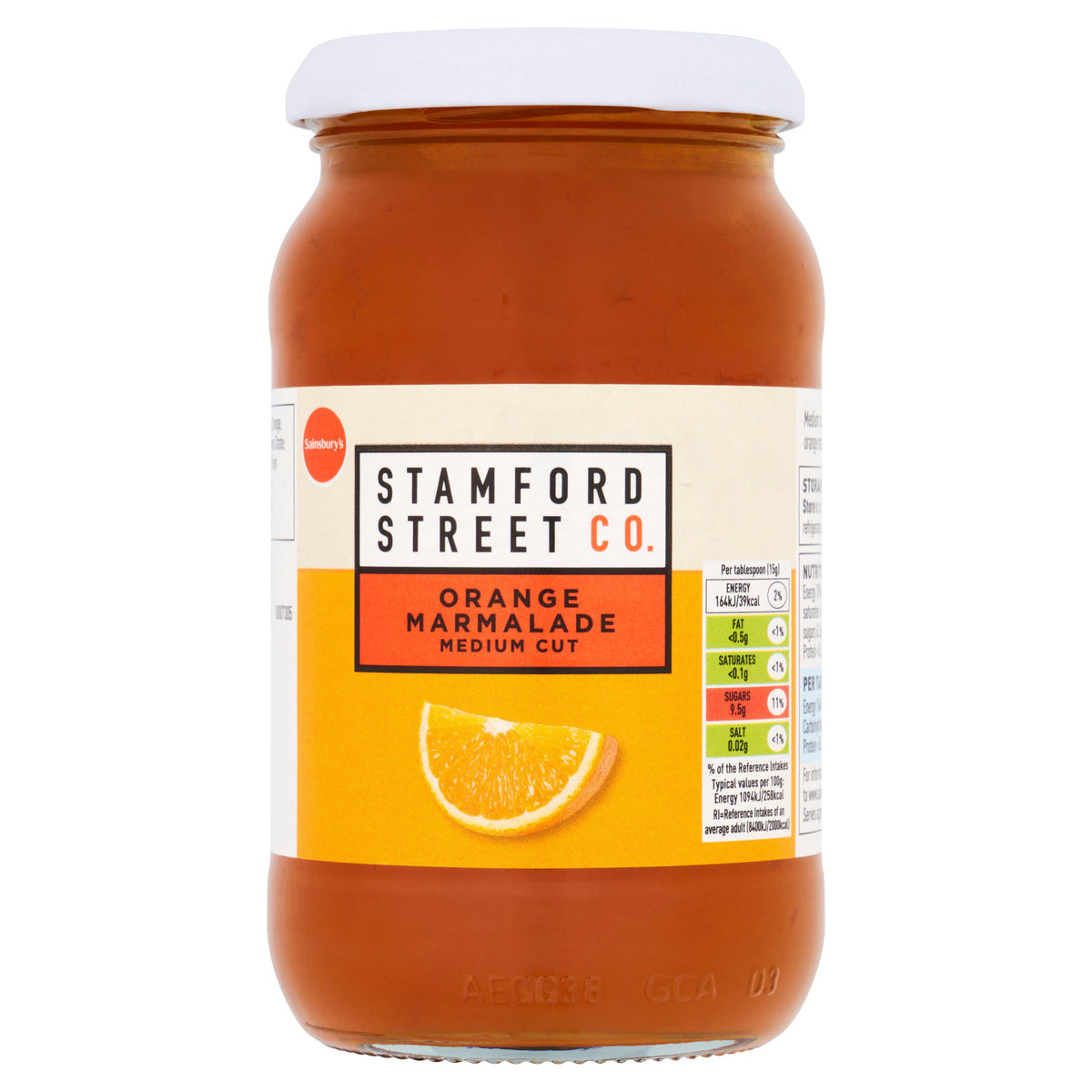 Stamford Street Co. medium cut orange marmalade 454g - British product
