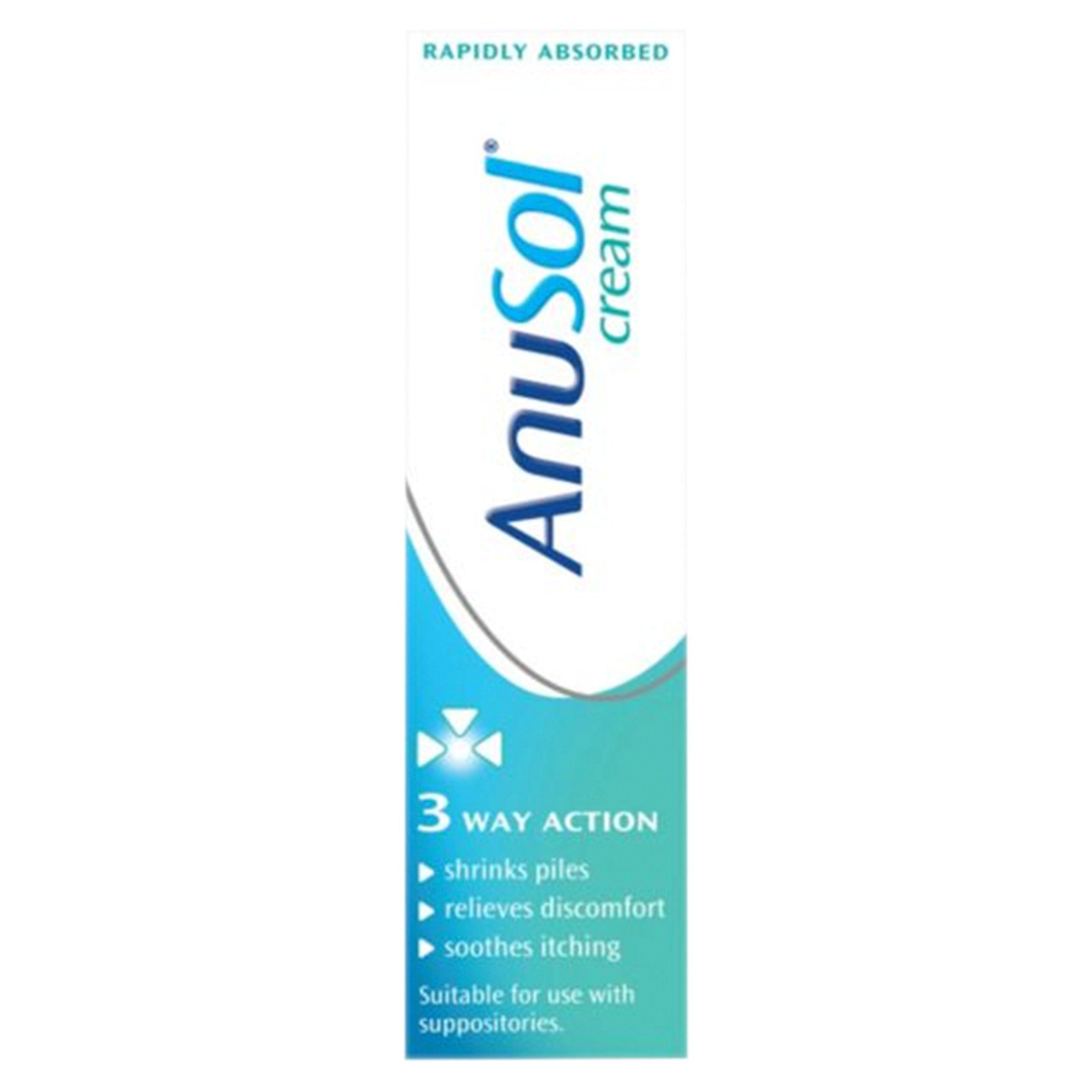 Anusol haemorrhoid cream 43g, imported from the UK