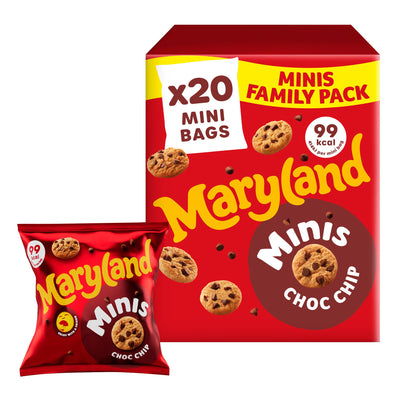Sainsburys Maryland Minis Chocolate Chip Cookies Family Pack- Buy online at McGrocer