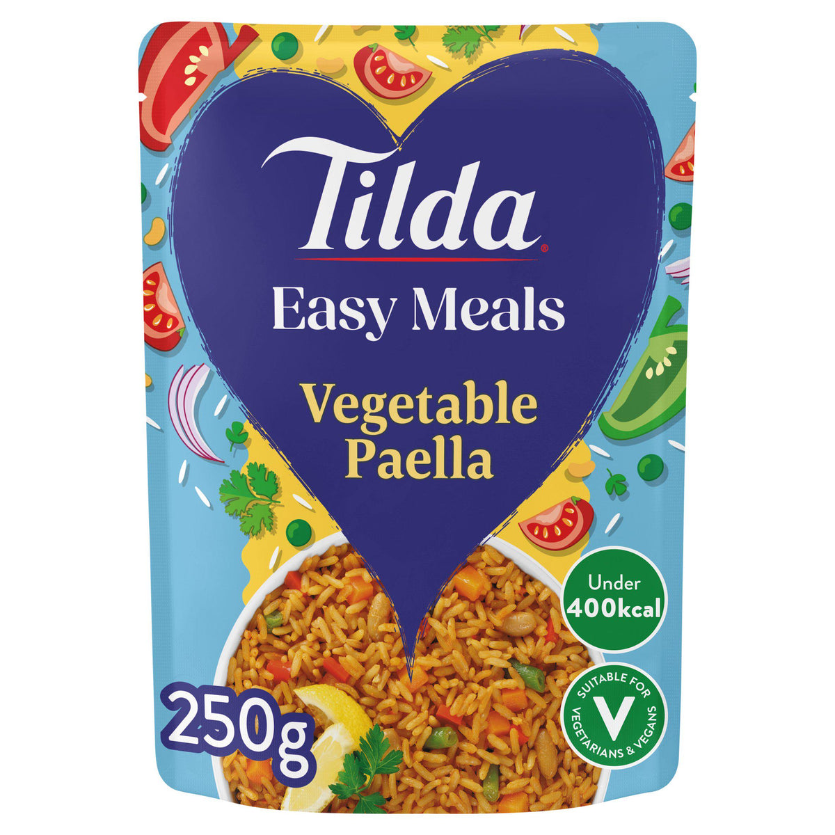 Tilda Easy Meals Vegetable Paella 250g (British brand)