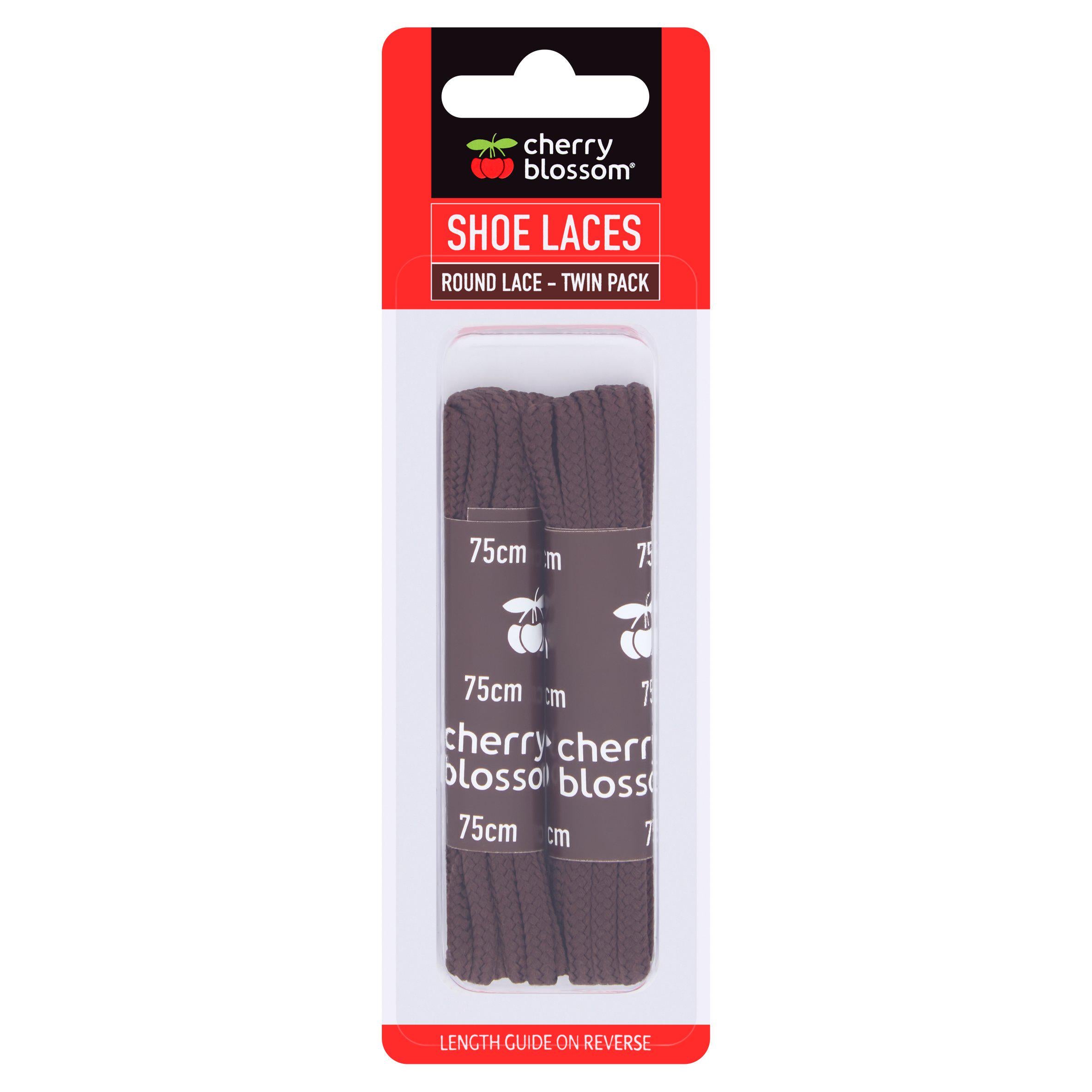 Cherry Blossom Brown Lace 75cm Twin Pack - British product