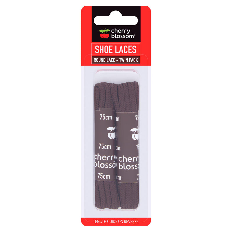 Cherry Blossom Brown Lace 75cm Twin Pack - British product