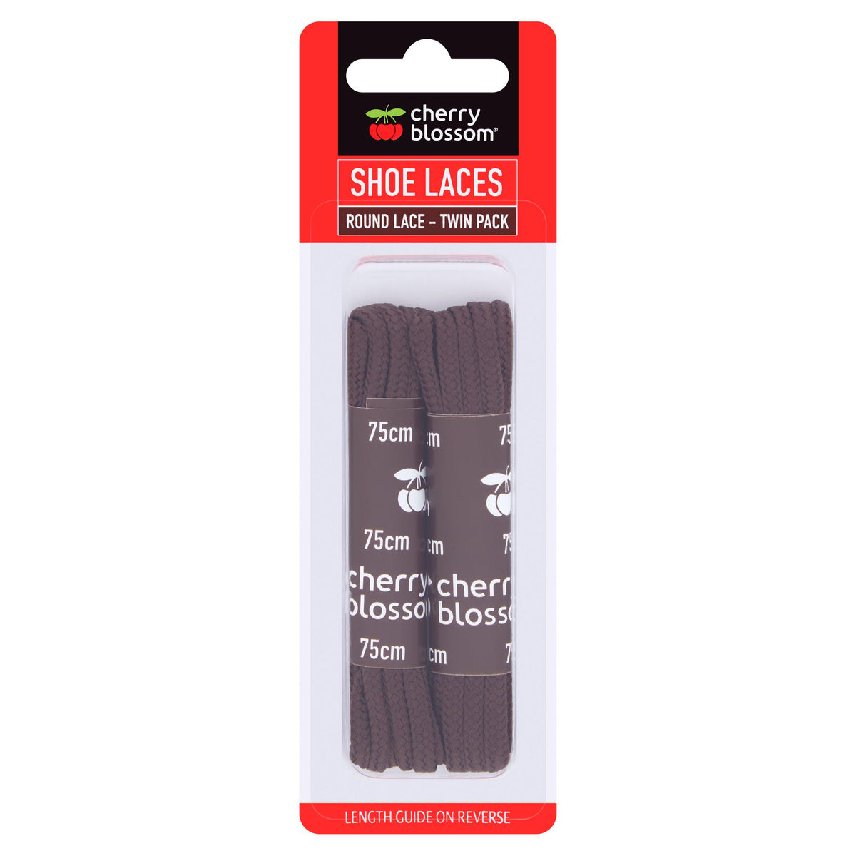 Cherry Blossom Brown Lace 75cm Twin Pack - British product