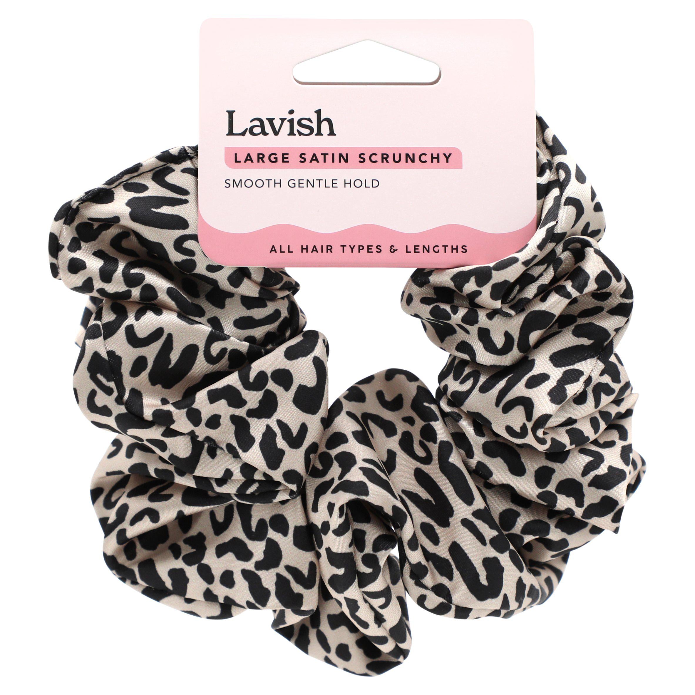 Lavish large satin scrunchy - British product
