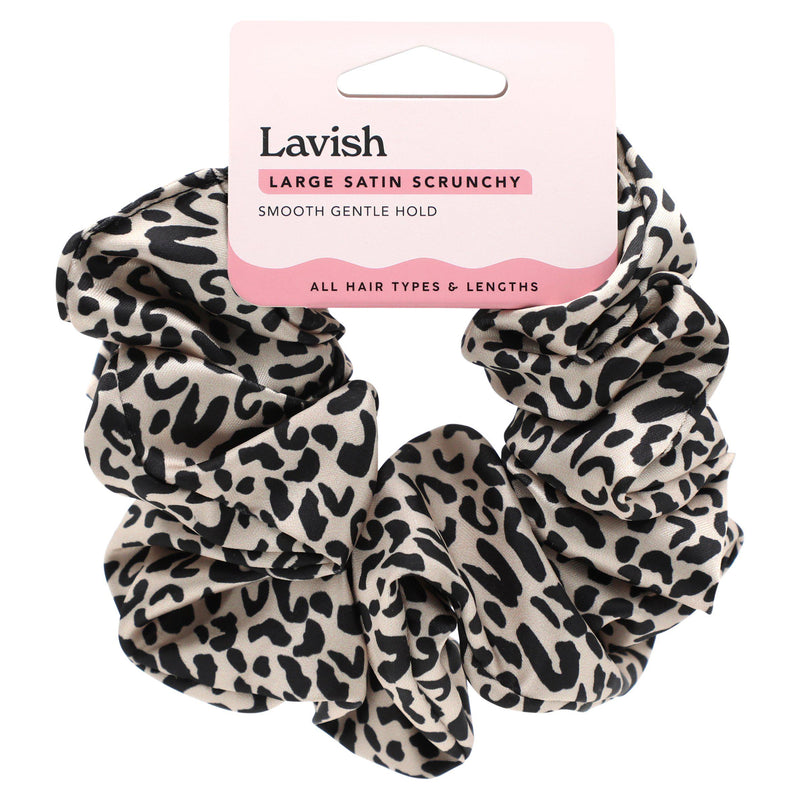 Lavish large satin scrunchy - British product
