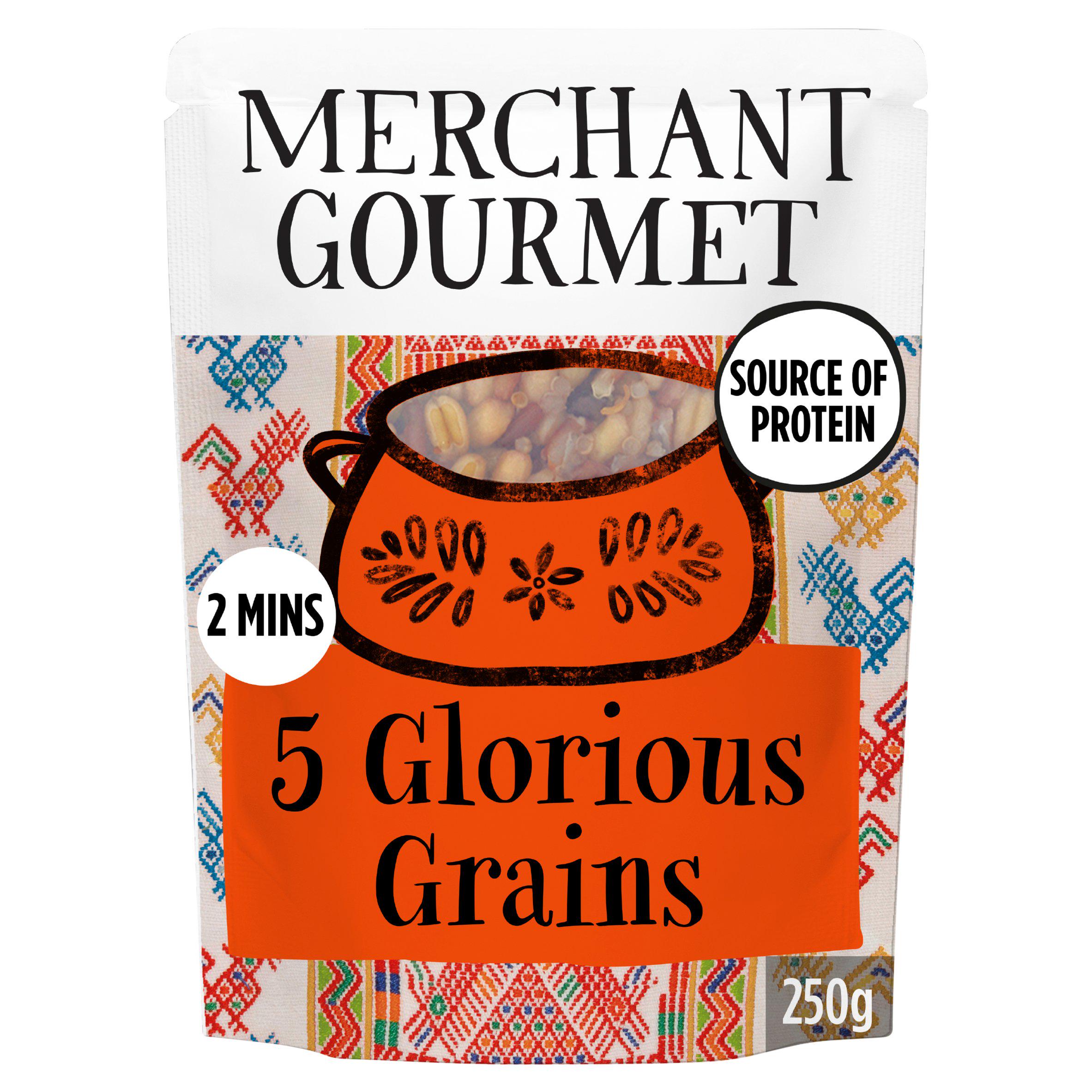 Merchant Gourmet Simply Cooked Glorious Grains with Red Rice & Quinoa 250g