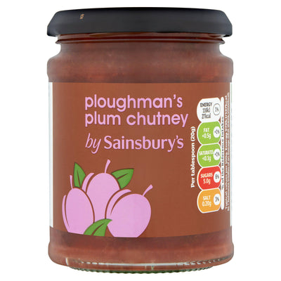Sainsburys Sainsbury's Ploughmans Plum Chutney 310g- Buy online at McGrocer