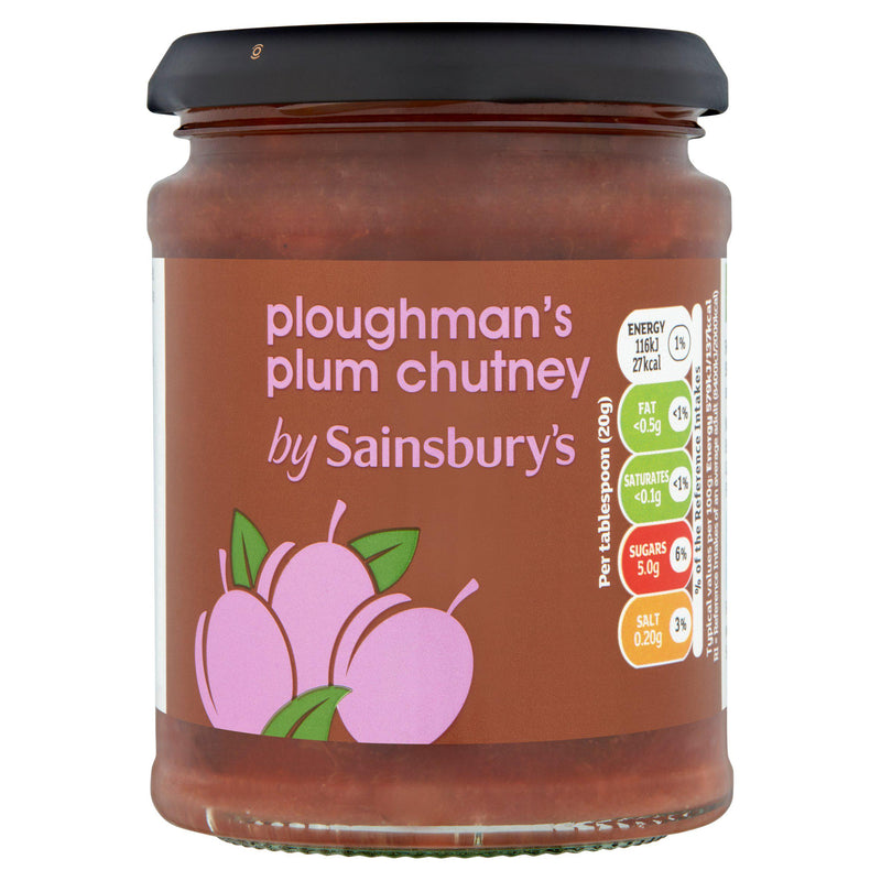 Sainsbury's Ploughmans Plum Chutney 310g - British product
