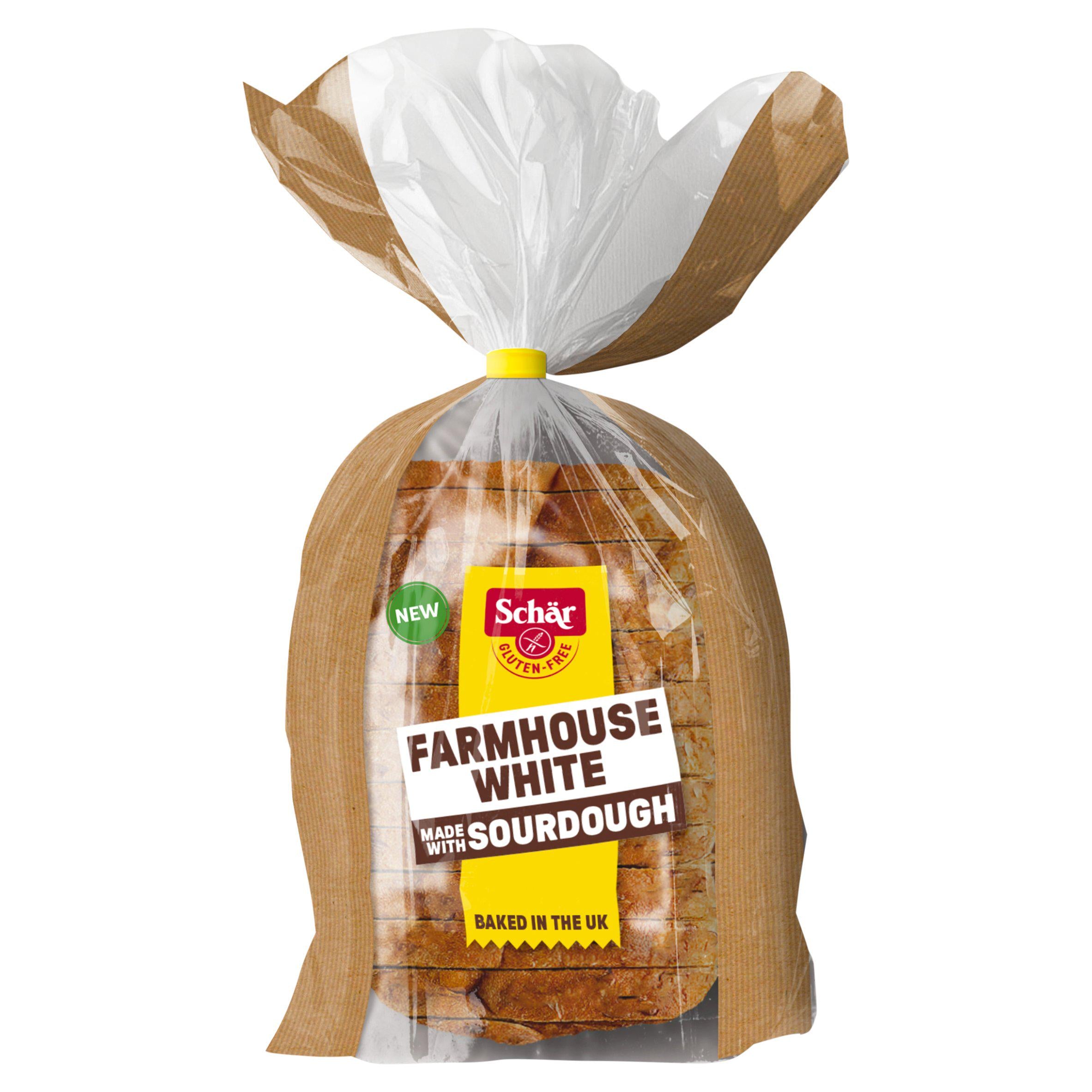 Schär farmhouse white sourdough bread 500g, UK version
