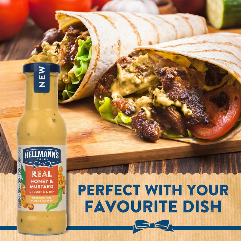 Hellmann's honey mustard dressing 250ml - British product