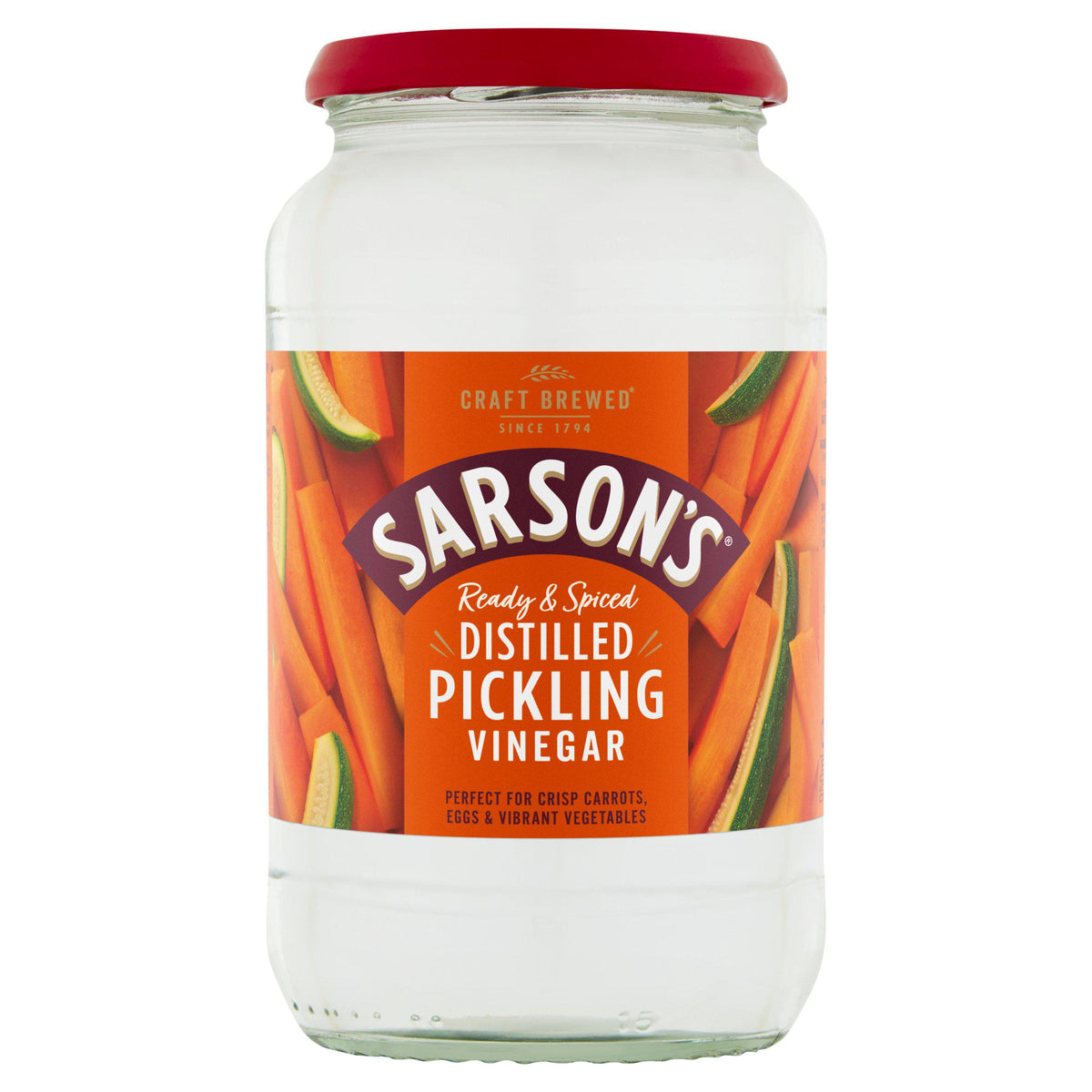 Sarson's distilled pickling vinegar 950ml ready spiced (British brand)