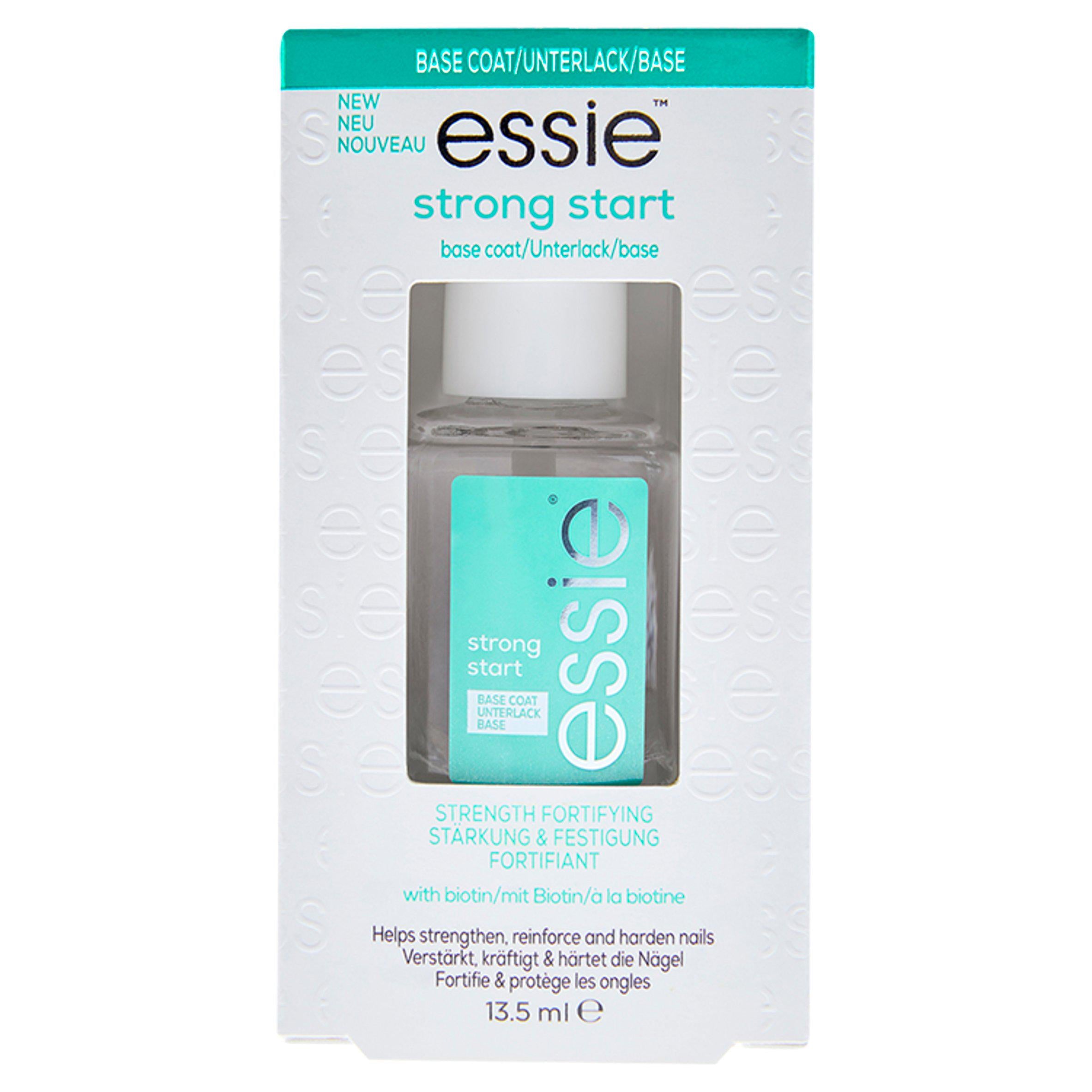 Essie nail base coat Strong Start 13.5ml, imported from the UK