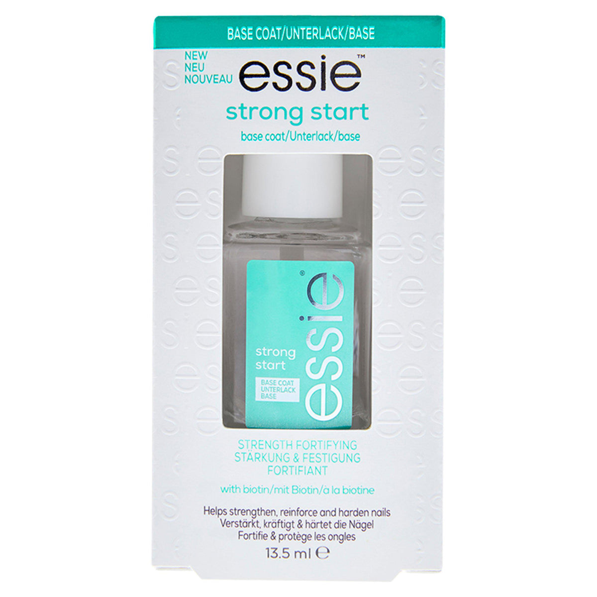 Essie nail base coat Strong Start 13.5ml, imported from the UK