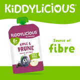 Kiddylicious baby food pouch apple and prune 100g (British brand)