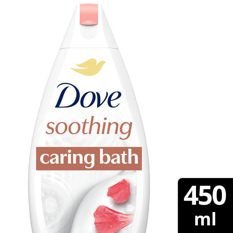 Dove almond and hibiscus bath soak 450ml (British brand)