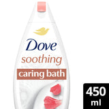 Dove almond and hibiscus bath soak 450ml (British brand)