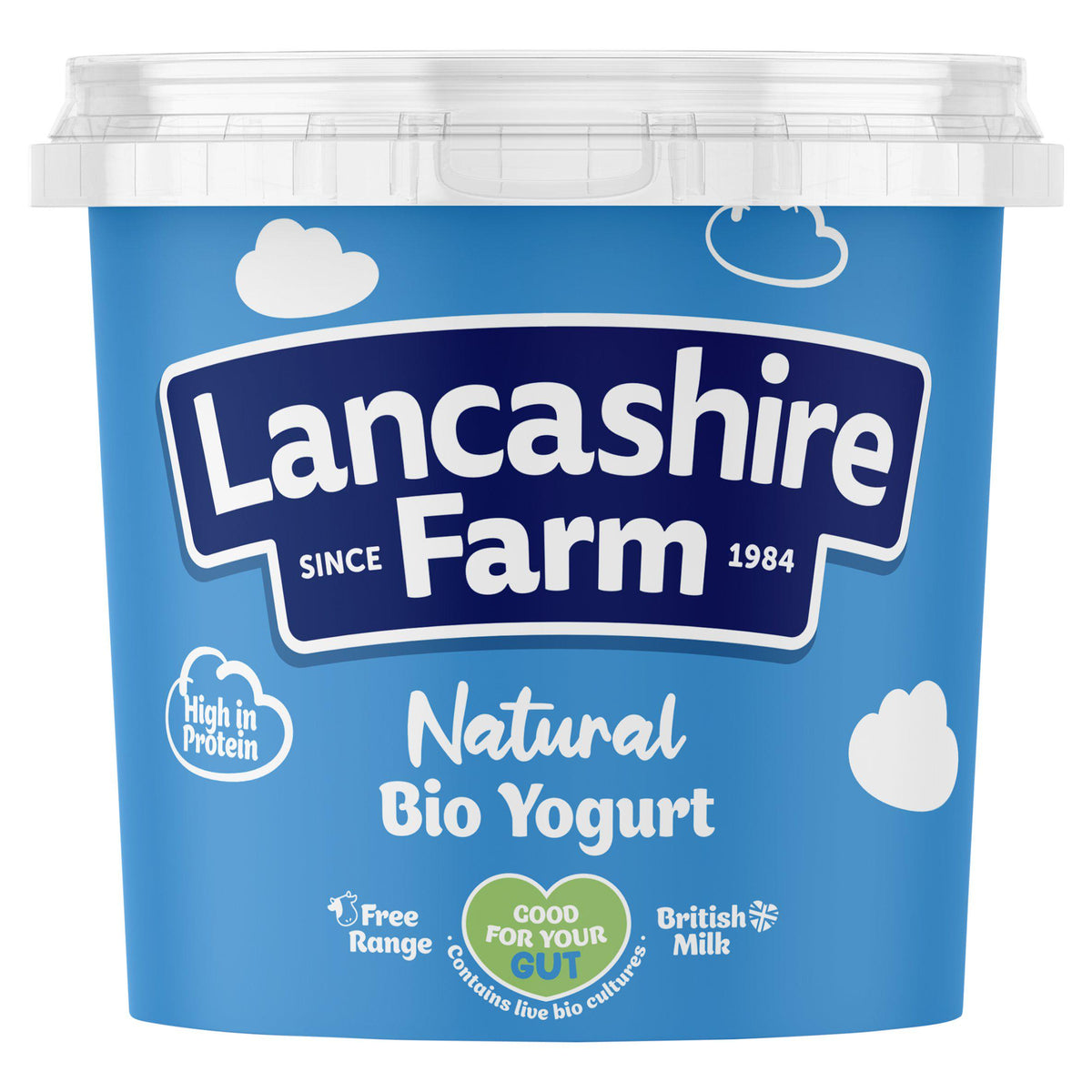 Lancashire Farm Natural Whole Milk Bio Yogurt 1kg