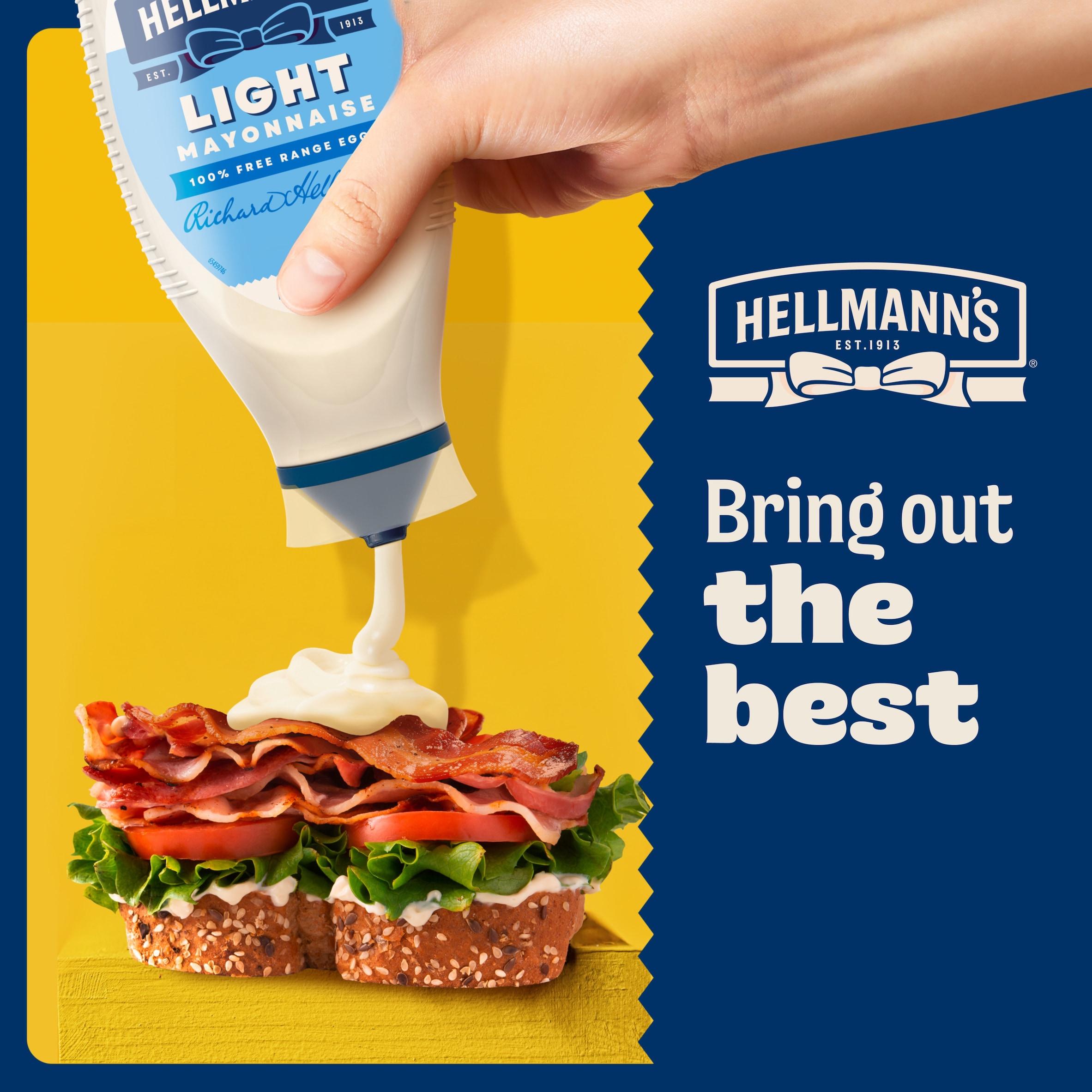 Hellmann's Light Mayonnaise 580ml, imported from the UK