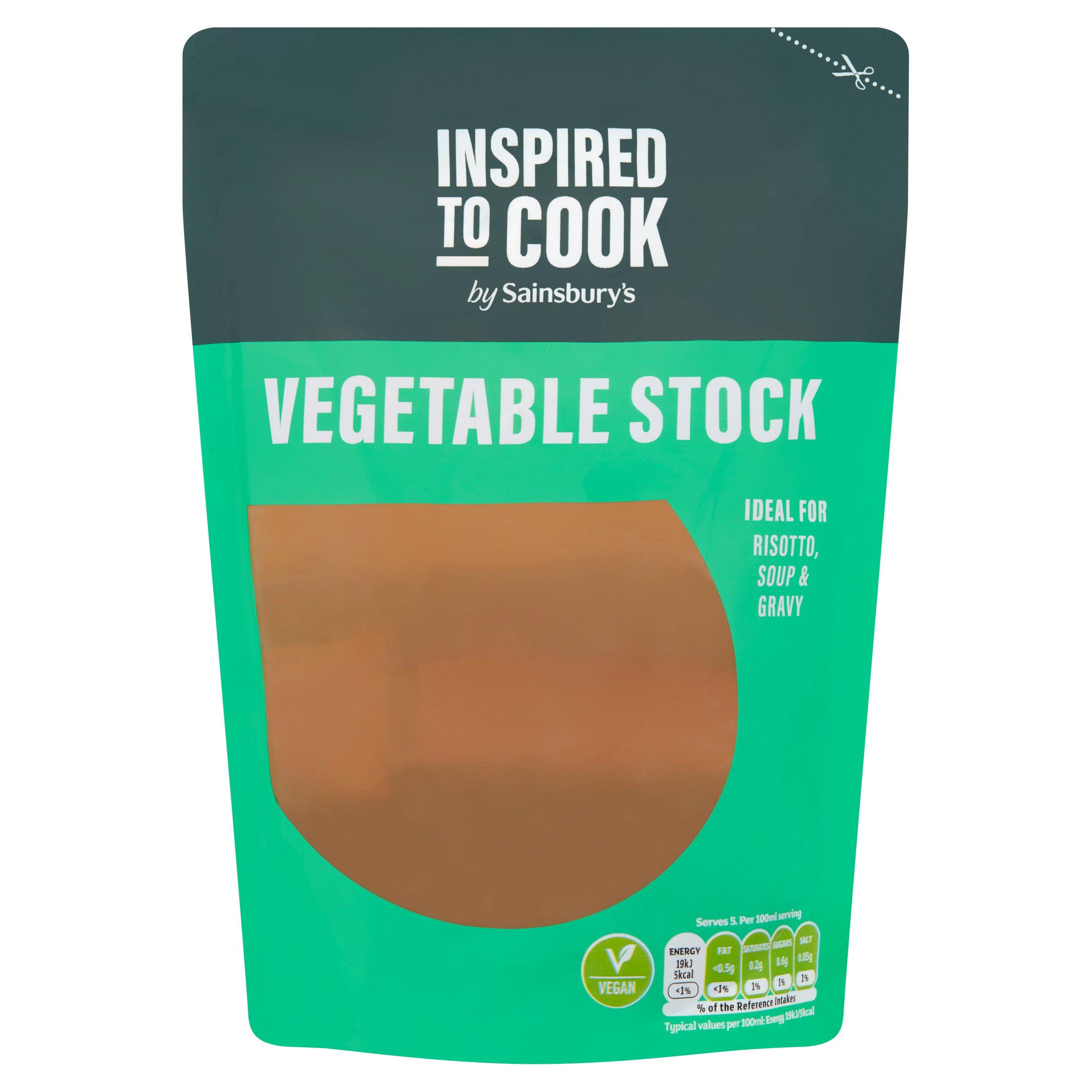 Sainsbury's Vegetable Stock 500ml (British brand)