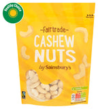 Sainsbury's Fairtrade cashew nuts 300g, UK version