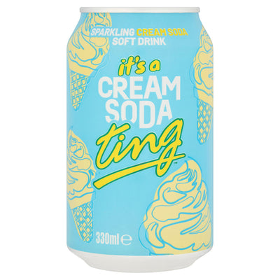 Sainsburys Ting Sparkling Cream Soda Soft Drink 330ml- Buy online at McGrocer