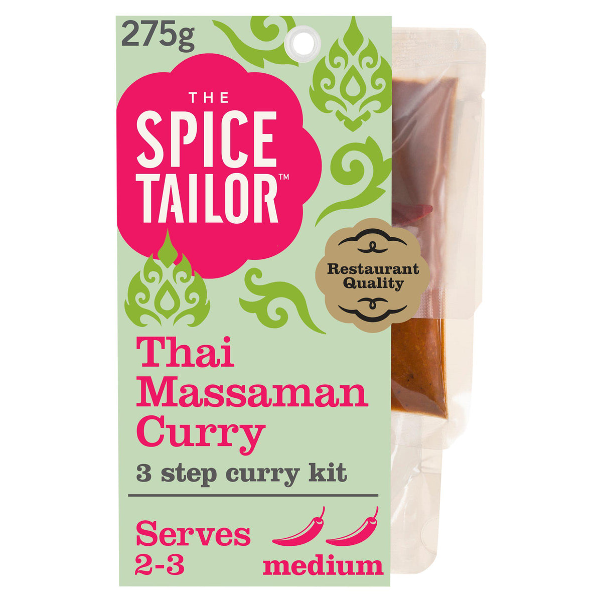 The Spice Tailor Thai Massaman curry sauce kit 275g, imported from the UK