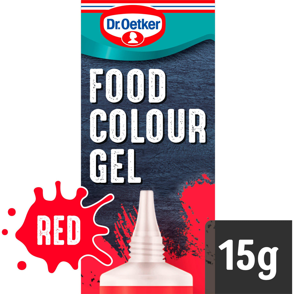 Dr. Oetker extra strong red food colouring gel 15g, UK version