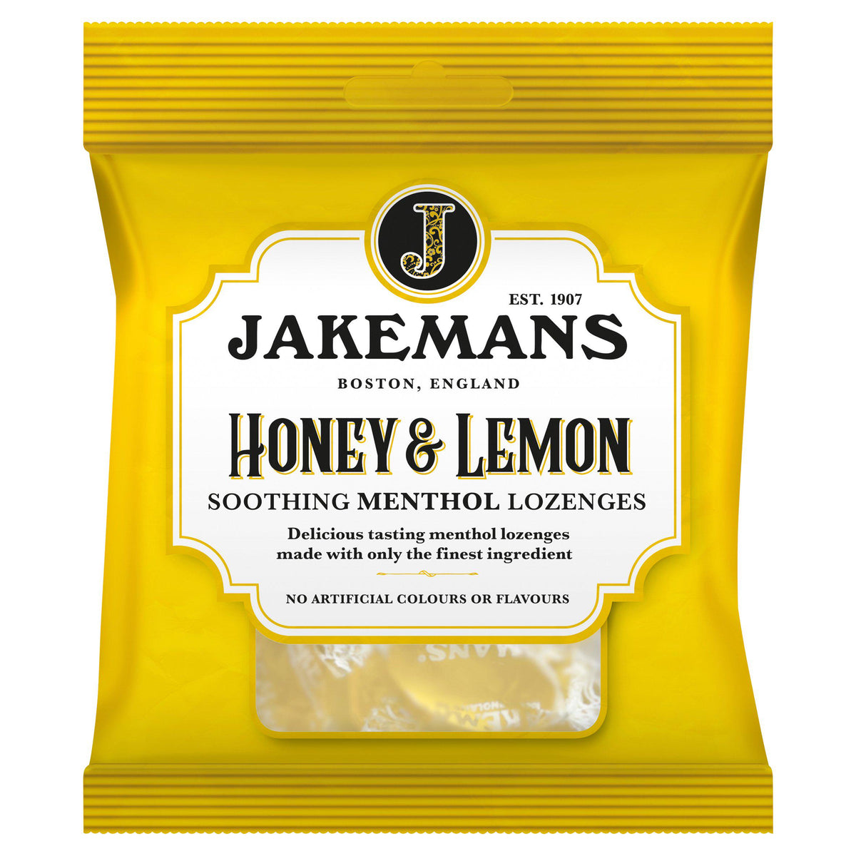 Jakemans honey and lemon lozenges 73g, UK version