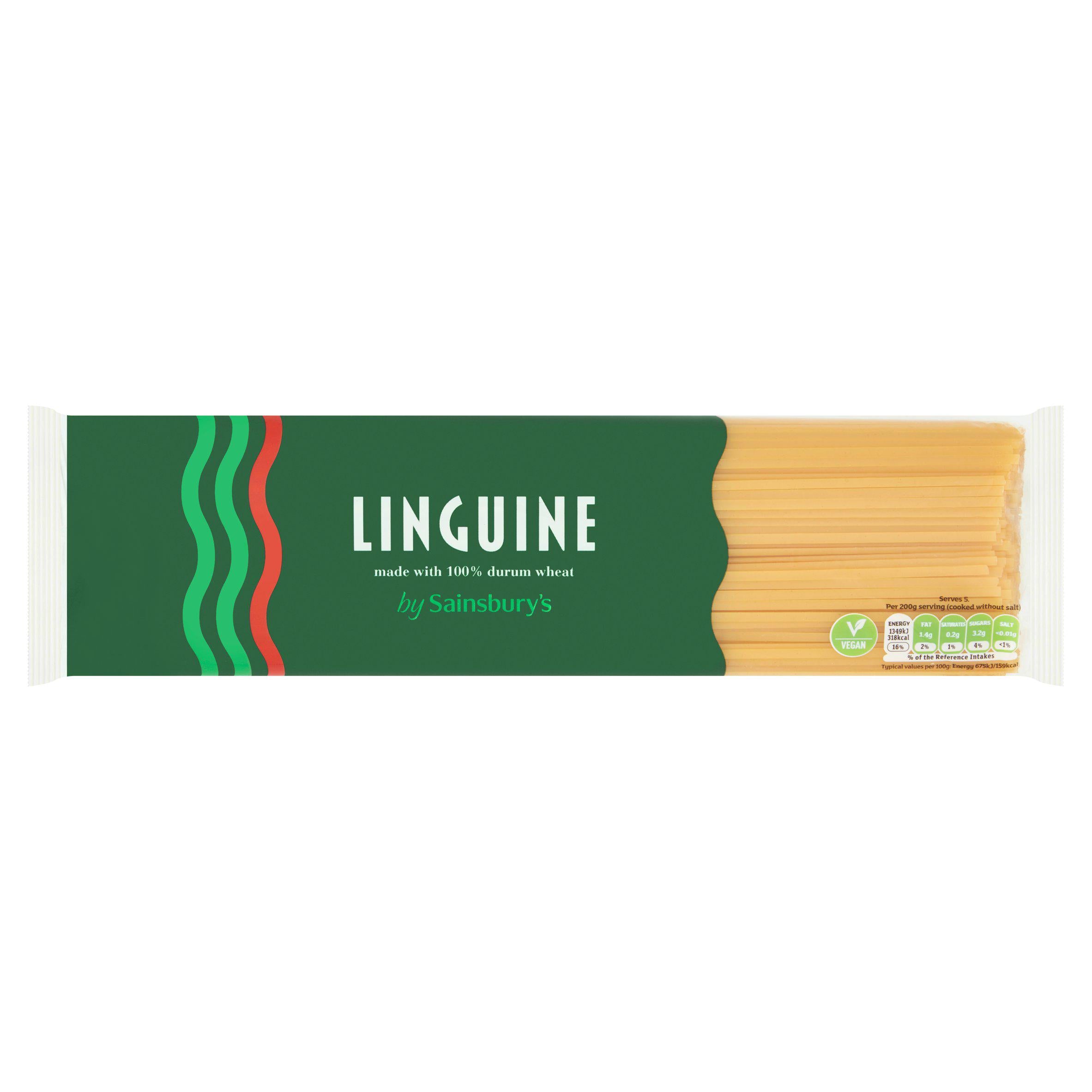 Sainsbury's linguine pasta 500g - British product