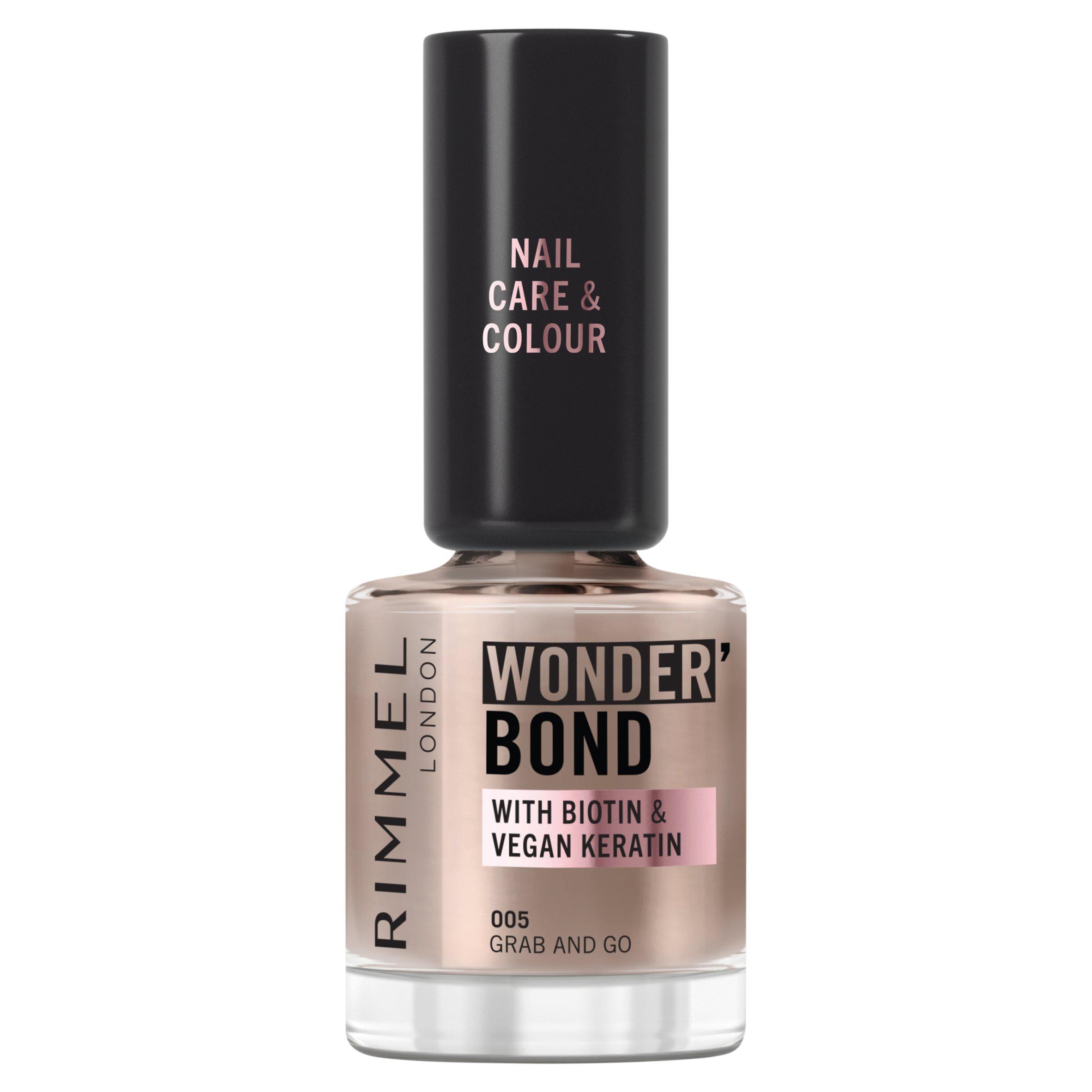 Rimmel Wonder Bond nail polish 005 Grab & Go 12ml (British brand)